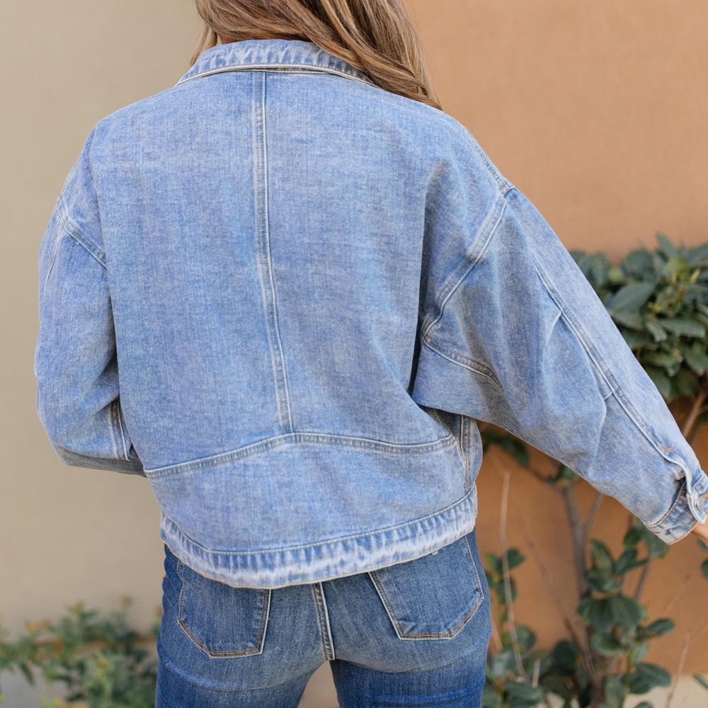 Every Season Oversized Denim Jacket - Picture 11 of 14